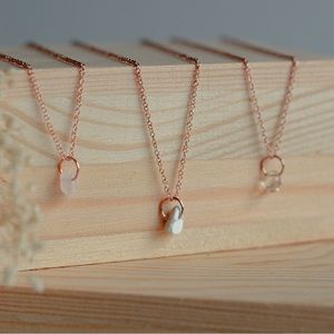 Dainty crystal necklace